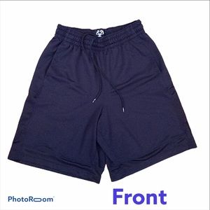 Under Armour black pocketed drawstring 9” inseam athletic shorts